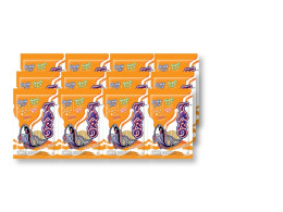 Taro Fish Snack, BBQ Flavor, 5 g. (Pack of 12)