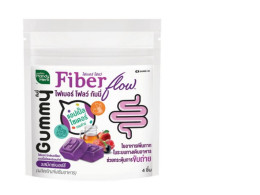 Set of 2 Handy Herb Fiber Flow Gummy Mixed Berry 