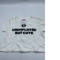 Children's white t-shirt with print