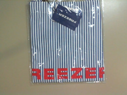 Fabric bag with the inscription Freezer. blue Fabric bag with the inscription Freezer. blue