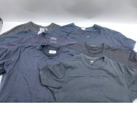 Set of 8 Black short-sleeved round neck T-shirt Set of 8 Black short-sleeved round neck T-shirt