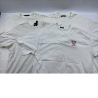 Set of 4 White short-sleeved round neck T-shirt Set of 4 White short-sleeved round neck T-shirt