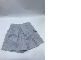 Women's white shorts with blue stripes Women's white shorts with blue stripes