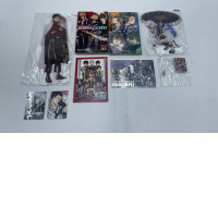 Anime gift set of 2 books, 2 acrylic stands, 2 cards, stickers, postcard and badge