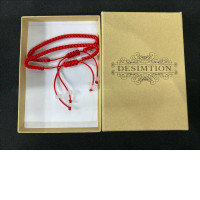 Set of 2 Red cloth bracelet 