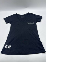 Women's black V-neck shirt Women's black V-neck shirt