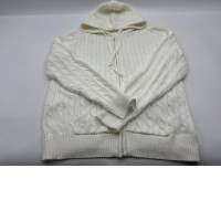 White zip-up hoodie 