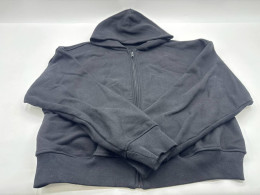 Dark grey zip-up hoodie 