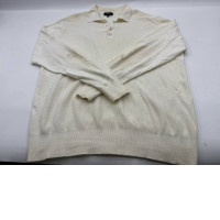 Cream-colored collared sweater