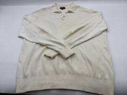 Cream-colored collared sweater Cream-colored collared sweater