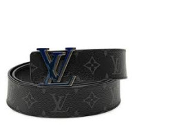 LOUIS VUITTON Monogram Eclipse LV Glitch Santur Reversible Belt M0609V 