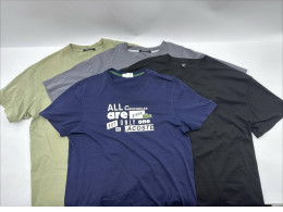 Set of 4 Men's short-sleeved round neck T-shirt 
