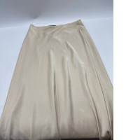 Long cream-gold skirt 