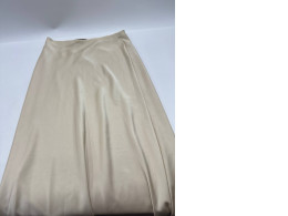 Long cream-gold skirt 