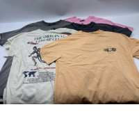 Set of 5 Men's short-sleeved round neck T-shirt 