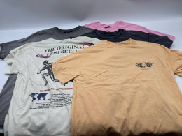 Set of 5 Men's short-sleeved round neck T-shirt 