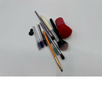 Set of Blush brush, eyelash brush, women 