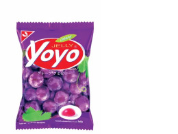 Set of 3 Yoyo Gummy Grape 80G.
