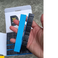 Wheel weighting lead, black, gray, strong adhesive, good quality, 60 grams per row