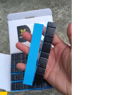 Wheel weighting lead, black, gray, strong adhesive, good quality, 60 grams per row