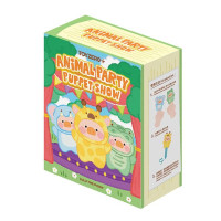 Set of 3 TOYZERO+ x Lulu The Piggy: Animal Party Puppet Show Series Plush Keych