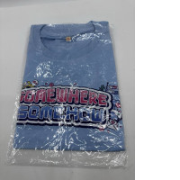 Blue round neck T-shirt 