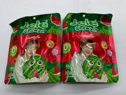 Set of 2 Jelly Chewy Jelly with Konjac, Watermelon Flavor 