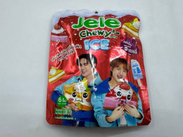 Jelly Chewy Jelly mixed with Konjac Ice, Strawberry & Yuzu Cheesecake Flavor 