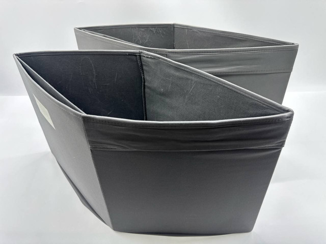 Set of 2 Gray foldable storage box Set of 2 Gray foldable storage box