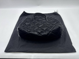 Women's black handbag with black pouch 