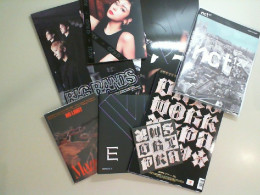 Set of magazines pop idols Asian music, 5 magazines + 2 CDs + wall calendar