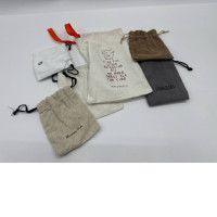 Set of 6 small canvas bag 