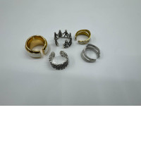 Set of 5 Gold and silver rings Set of 5 Gold and silver rings