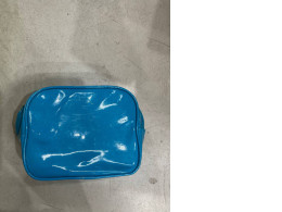Blue cosmetic bag