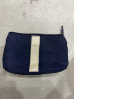 Blue cosmetic bag