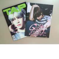 Set of 2 magazines about a male group + 2 CDs