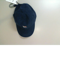 Blue velveteen cap