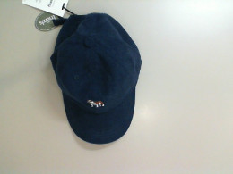 Blue velveteen cap