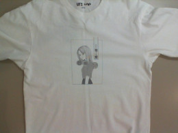 White T-shirt with black design