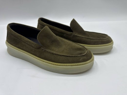 Men's brown slip-on shoes