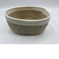 Woven laundry basket