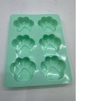 Dog paw shaped silicone pad