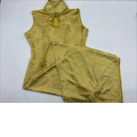 Golden cheongsam
