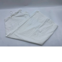 White waist-tie skirt