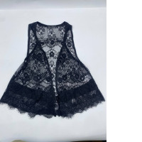 Black lace vest Black lace vest