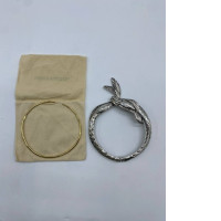 Set of 2 Gold necklace and silver necklace with fish pattern 