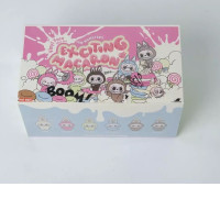 Set of 6 POP MART MONSTERS Labubu exciting macaron