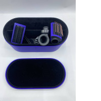 Set of Blue hair curling tool box 