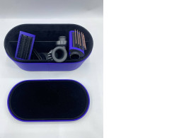 Set of Blue hair curling tool box 