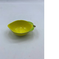 Glass, orange-shaped soup bowl 